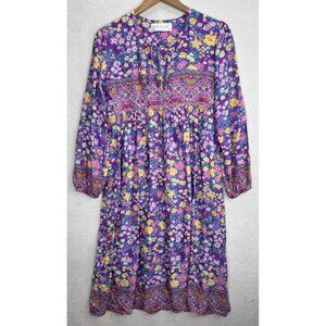 Walker & Wade Women's Jenny Floral Print Midi Dress Size XS
